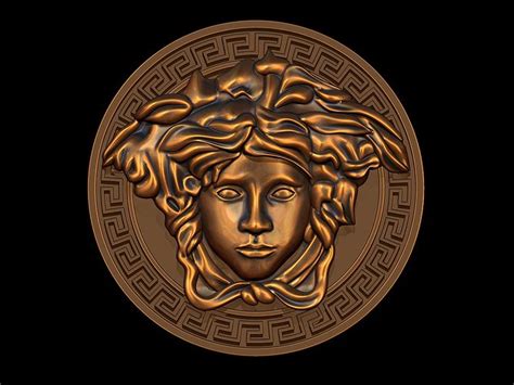 simbolo versace file 3d|logo versace 3d models .